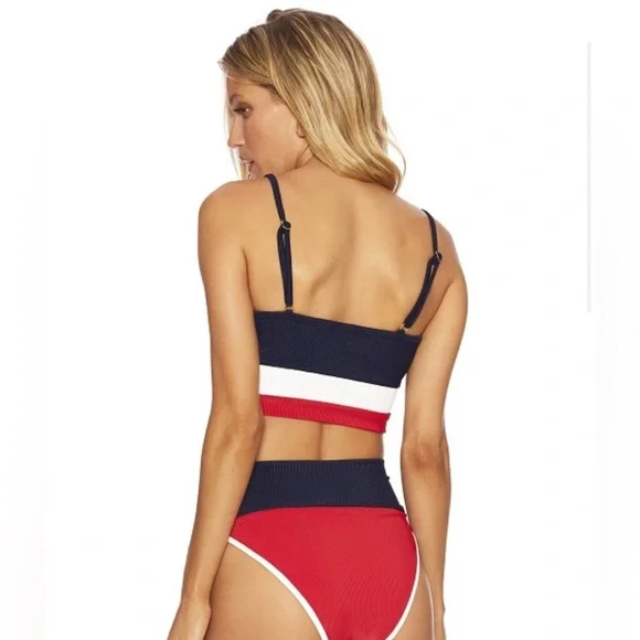 BEACH RIOT Emmy Colorblock Bikini Bottom - Picture 3 of 8